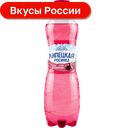 Минеральная вода Липецкая Росинка, с соком вишни, газированная, 0,5л