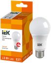 Лампа IEK LED A60, шар, 13Вт, 230В, 3000К, E27