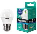Лампа светодиодная Camelion Е27 холодный свет, шар, 7Вт
