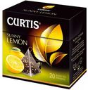 Чай черный Curtis Sunny Lemon ароматизированный в пирамидках, 20х2.9 г