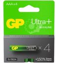 Батарейки GP Ultra Plus Alkaline AAA, 4шт