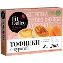 Тофники FIT DELICE с курагой без сахара,  260г