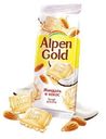 Плитка Alpen Gold белая с миндалем и кокосовой стружкой 85 г