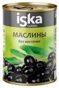 Маслины черные Iska без косточки, 300 мл