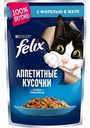Корм для кошек Felix Аппетитные кусочки с форелью в желе, 85 г