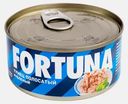 Тунец Fortuna рубленый в собственном соку 185г