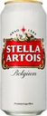 Пиво светлое STELLA ARTOIS пастеризованное, 5%, ж/б, 0.45л