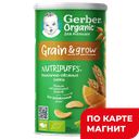 GERBER Пшен-овсян снеки с морк и апельсин 35г ж/б (Нестле):5