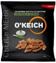 Сухарики-багеты O'KEICH ржано-пшеничные со вкусом сметаны и зелени, 50 г