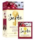 Чай Saito Blooming Cherry черный c ароматом вишни и лепестками розы 25пак 35г
