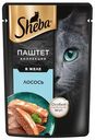 Корм влажный Sheba для взрослых кошек паштет-лосось, 75г