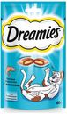 Лакомство для кошек Dreamies подушечки с лососем, 60 г