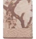 Полотенце махровое DM текстиль Cleanelly Foresta Rosa хлопок цвет: кофейный/коричневый, 70×140 см