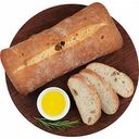 Хлеб Чиабатта с оливками, 260 г