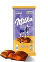 Шоколад Milka с карамельной начинкой молочный 90г
