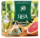 Чай зеленый Принцесса Ява грейпфрут-лимон в пирамидках 1,8 г х 20 шт