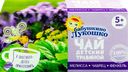 Чай травяной БАБУШКИНО ЛУКОШКО Мелисса, чабрец и фенхель, с 5 месяцев, 20г