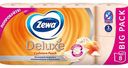 Туалетная бумага Zewa Deluxe Персик 3 слоя, 8 рулонов