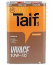 Моторное масло синтетическое Taif Vivace 10W-40, 4 л