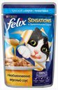 Корм для кошек Felix Sensation треска в в томатном соусе, 85 г