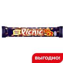 Батончик Picnic Big с арахисом, изюмом и карамелью, 76 г