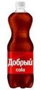 Напиток сильногазированный "Кола", Добрый, 1 л