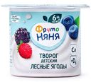 Творог ФрутоНяня Лесные ягоды с 6 месяцев 4.2% БЗМЖ 100г