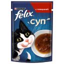 Корм для кошек FELIX® суп с говядиной, 48г