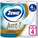 Туалетная бумага Zewa Just.1 4 слоя 4 рулона