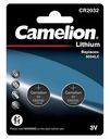 Батарейки литиевые Camelion CR2032 BL-2, 2шт.