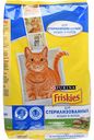 Корм для стерилизованных кошек и котов Friskies с кроликом и полезными овощами, 1,5 кг