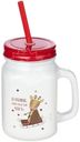 Кружка Modi с крышкой и трубочкой, 480мл