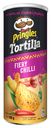 Кукурузные чипсы Pringles Tortilla, со вкусом острого перца чили, 160г