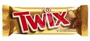 Печенье покрытое молочным шоколадом Twix с карамелью, 55г