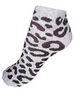 Носки женские Grand Line Леопардовый узор цвет: светло-серый меланж/тёмно-серый, 38-40 р-р