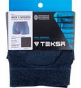 Трусы-боксеры мужские бесшовные Teksa MBX 004 цвет: чёрный джинс, размер 2XL