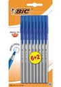 Набор ручек шариковых Bic Round Stic Exact , синих, 8 шт.