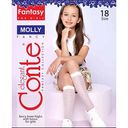 Гольфы детские Conte-kids Molly цвет: bianco белый, р.33-34, 20 den