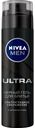 Гель для бритья  Nivea Men Ultra  чёрный с активным углём, 200мл