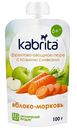 Пюре Kabrita Яблоко-морковь с козьими сливками, с 6 месяцев, 100г