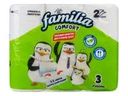 Бумажные полотенца, Familia Comfort, 2 слоя, 3 рулона