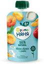 Пюре ФрутоНяня яблоко-абрикос со сливками с 6 мес 90 г