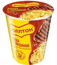 Лапша быстрого приготовления Роллтон Горячая порция с говядиной, 65г