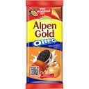 Шоколад молочный ALPEN GOLD, Орео, арахисовая паста, 95г