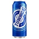 Пиво TUBORG светлое пастеризованное фильтрованное безалкогольное, 0,45л