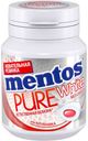 Резинка жевательная Mentos Pure White Клубника, 54 г