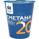 Сметана Молочный Знак 20%, 300г