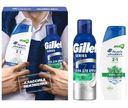 Набор Шампунь и бальзам-ополаскиватель Head&Shoulders 2в1 Основной уход против перхоти 200мл + Пена Gillette Series Успокаивающая для бритья 200мл