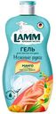Гель для мытья посуды Lamm Нежные руки Манго, лемонграсс, 450 мл