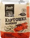 Чипсы картофельные BRUTO Крафт, картошка жареная с томатом и укропом
